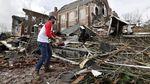 Begini Kerusakan Akibat Tornado di Tennessee