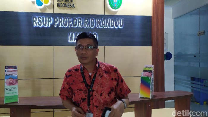 Kabid Pelayanan Medik RSUP Prof Kandou, dr Hanry Takasenseran (Angelica Rawis/detikcom)