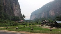 Ini Lembah Harau. Sering kali Lembah Harau dijuluki Grand Canyon-nya Sumatera Barat. Lembah ini berada di Nagari Harau, Kabupaten Lima Puluh Kota. (Brigida Emi Lilia/dTraveler)