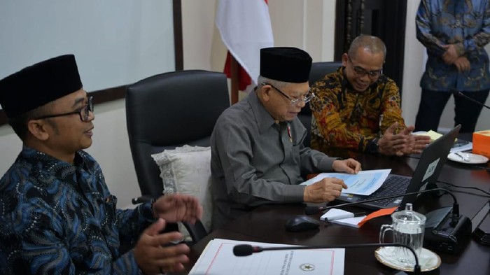 Maruf Amin saat Laporan Pajak
