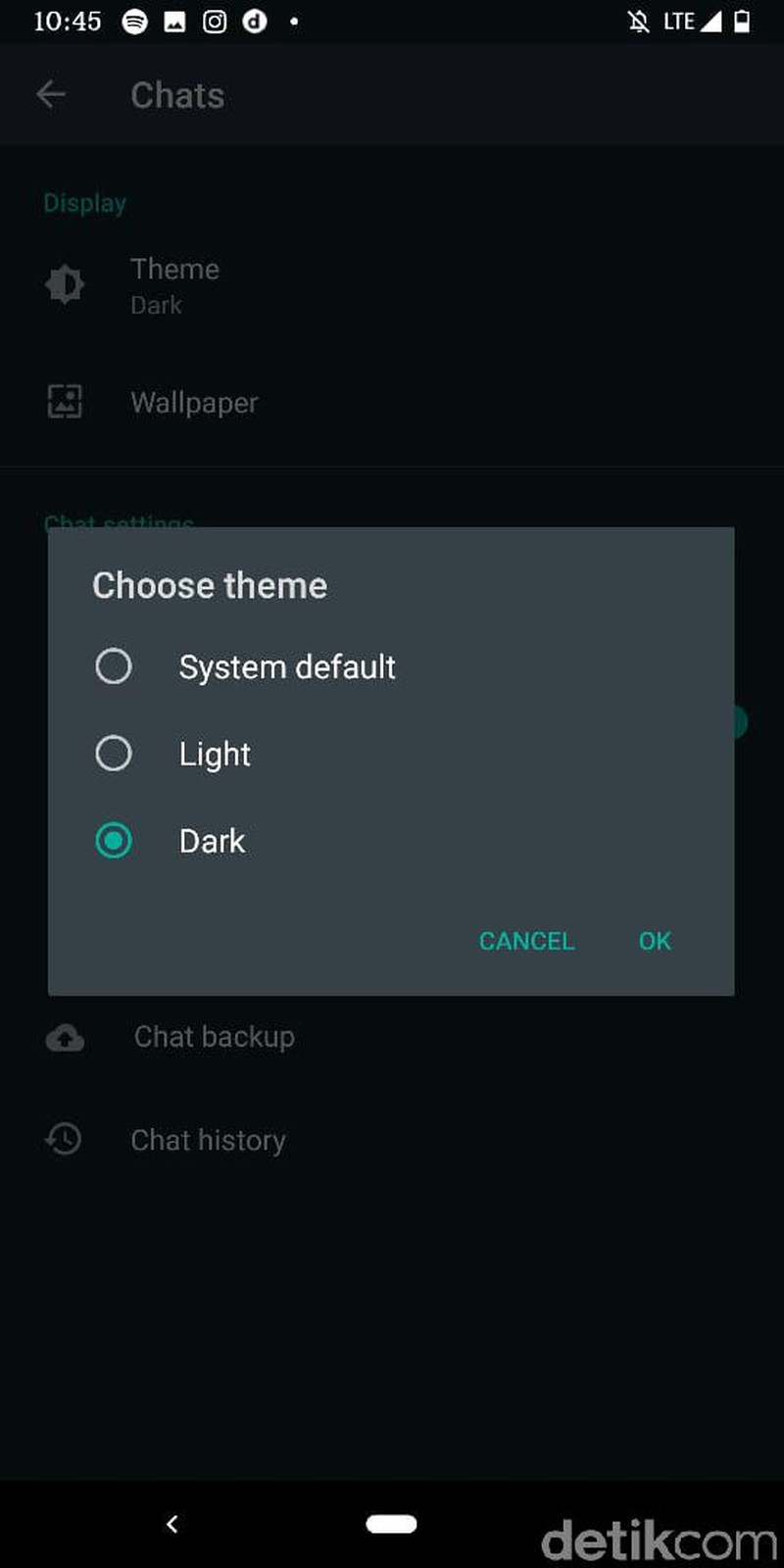 WhatsApp resmi meluncurkan dark mode kepada para pengguna setianya, termasuk di Indonesia.