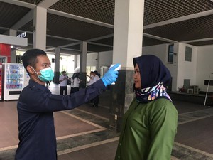 Cegah Corona, Ada Pemeriksaan Suhu Tubuh di Balai Kota DKI Jakarta