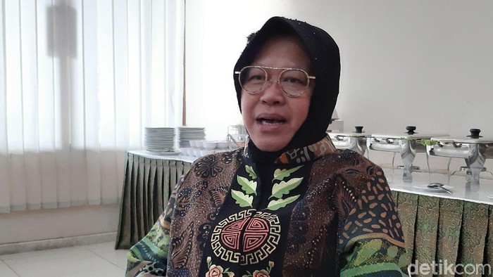Wali Kota Surabaya Tri Rismaharini di Solo, Rabu (4/3/2020).