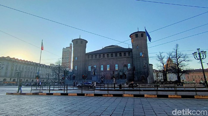Pemandangan Kota Turin di Italia