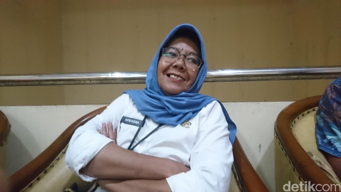 Kepala Dinas Kesehatan Cilegon, Arriadna (M Iqbal/detikcom)