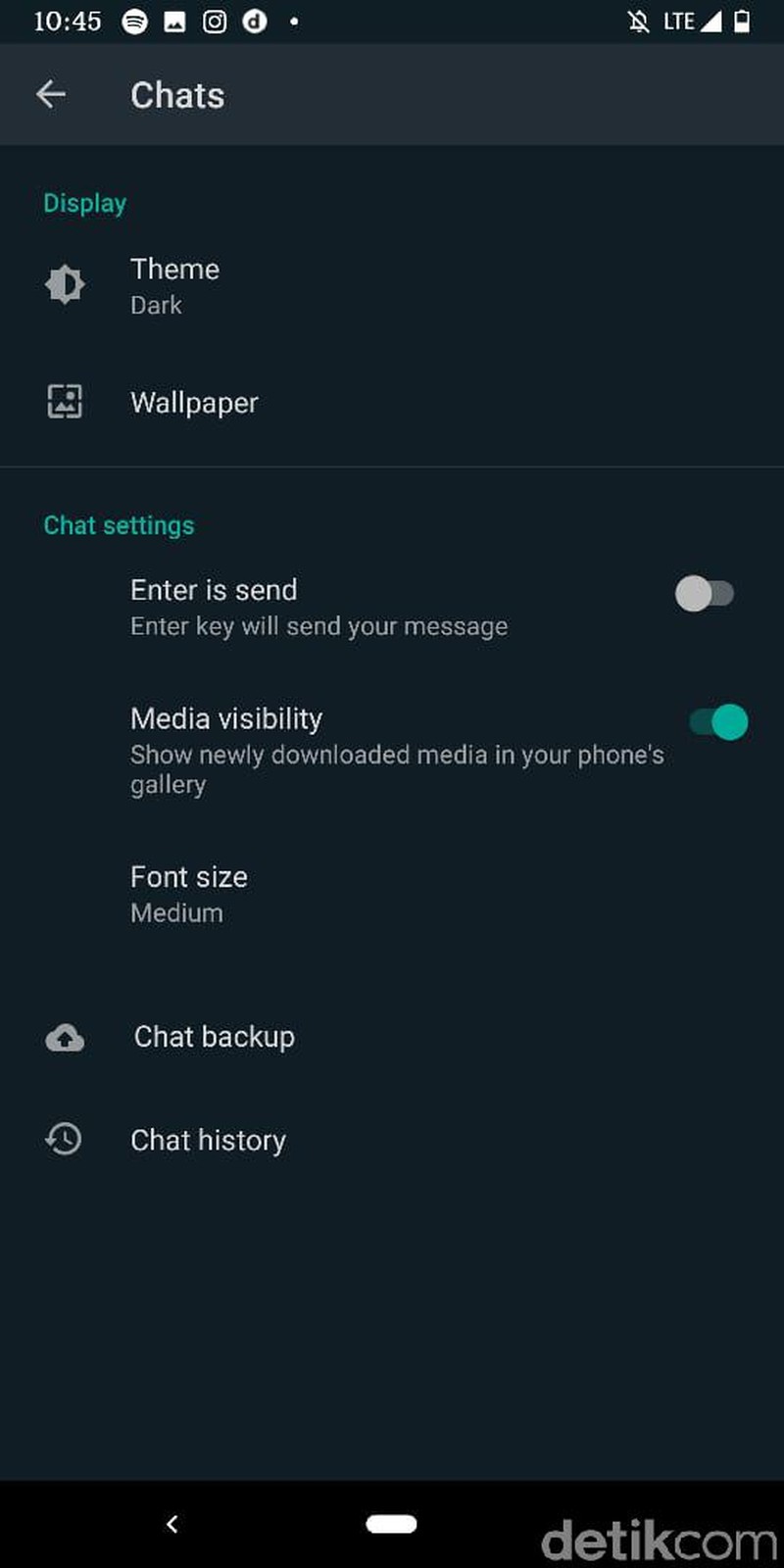 WhatsApp resmi merilis fitur dark mode bagi para pengguna setianya.