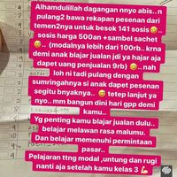 Belajar Jualan, Nyonyo Anak Bu Dendy Dapat Pesanan Ratusan Makanan