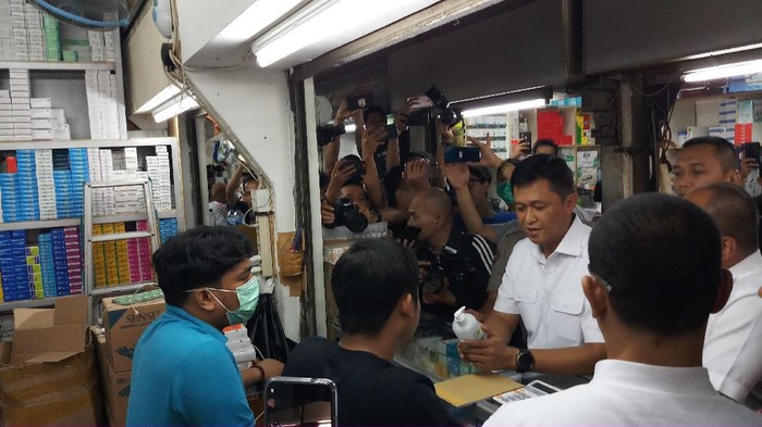 Polisi Sidak Pasar Pramuka
