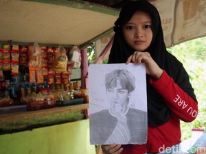 Kemendikbud Imbau Disdik Sukabumi Bantu Gadis Jago Gambar yang Putus Sekolah