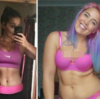 Banyak orang yang menggangap jika Megan Jayne Crabbe merusak tubuhnya yang sebelumnya dianggap ideal. Tapi justru Megan lebih bahagia tanpa perut six pack. Kebahagiaan bukanlah sebuah ukuran. Dan aku menghabiskan banyak waktu mempercayai sebaliknya. Sekarang aku tidak akan berhenti membiarkan orang merasa mereka berhak bahagia sebagai diri sendiri, Foto: Instagram @bodyposipanda. Foto: Instagram