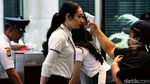 Saat Para Finalis Puteri Indonesia Jalani Pemeriksaan Suhu Tubuh