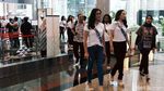 Saat Para Finalis Puteri Indonesia Jalani Pemeriksaan Suhu Tubuh