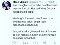 Jahe dan Serai Jadi Jamu Penangkal Corona ala Mbah Mijan