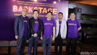 Backstage dijadwalkan akan tayang di bioskop Tanah Air di Juni 2020. Film ini merupakan hasil kerjasama Paragon Pictures dan Ideosource Entertainment dengan Astro Shaw and Nusantara, Endeavor Content dan NFC Indonesia. Pool/Ismail/detikFoto.