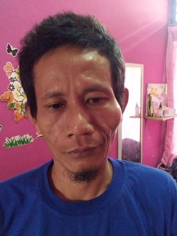 Ayah tiri di Lampung ditangkap polisi atas kasus penyiksaan (dok. Polda Lampung)