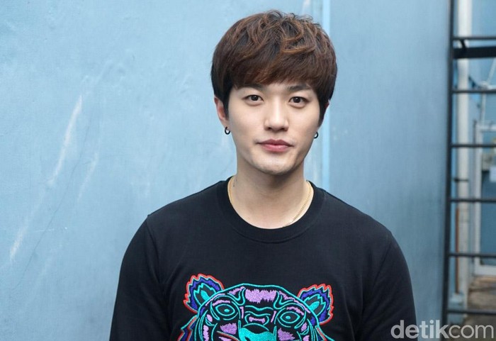 Lee Jeong Hoon saat ditemui di studio Trans TV.