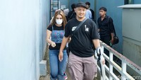 Ayu Ting Ting saat ditemui di studio Trans TV, Kapten Tendean, Jakarta Selatan pada Rabu (4/3). Pool/Palevi S/detikFoto.