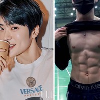 Jaehyun merupakan salah satu visual NCT. Bertampang manis, para penggemar pun terkejut ketika ia memamerkan perutnya yang kotak-kotak beberapa waktu lalu. Foto: Fansite/Twitter