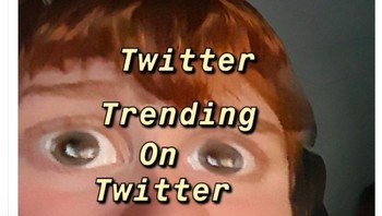 Ada pula yang menyoroti Twitter sedang trending di Twitter sendiri. Foto: istimewa