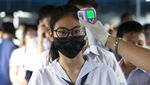 Siswa di Thailand Ramai-ramai Pakai Masker Saat Ujian Masuk Sekolah