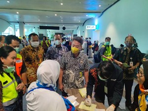 Cek Fasilitas Cegah Virus Corona di Soetta, Kemenhub Pastikan Optimal