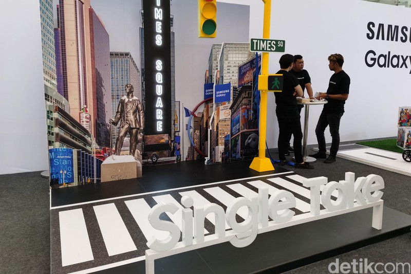 Suasana Consumer Launch Galaxy S20 Series di Central Park, Jakarta.