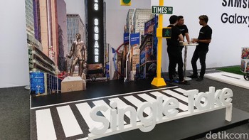 Dalam acara Consumer Launch ini, Samsung juga menyediakan sejumlah tempat untuk menjajal fitur andalan di ponsel flagship terbarunya itu. Foto: detikINET/Anggoro Suryo Jati