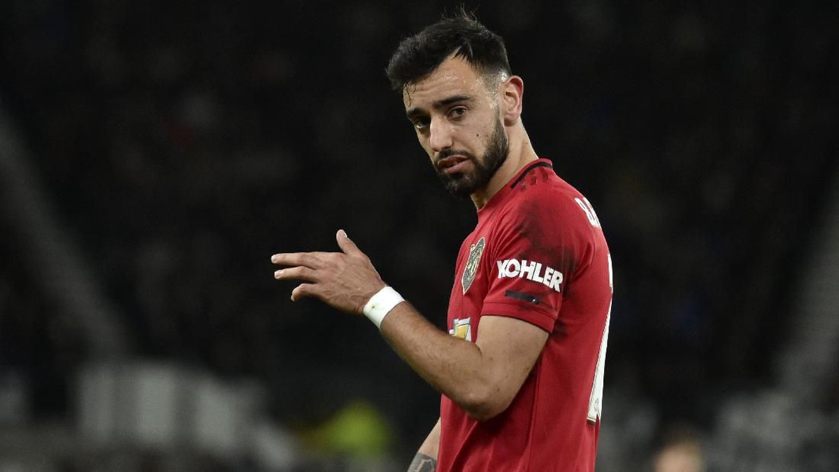 Bruno Fernandes menyamai catatan Cristiano Ronaldo, yakni meraih gelar Player of the Month beruntun di Liga Inggris. (Foto: Rui Vieira/AP Photo)