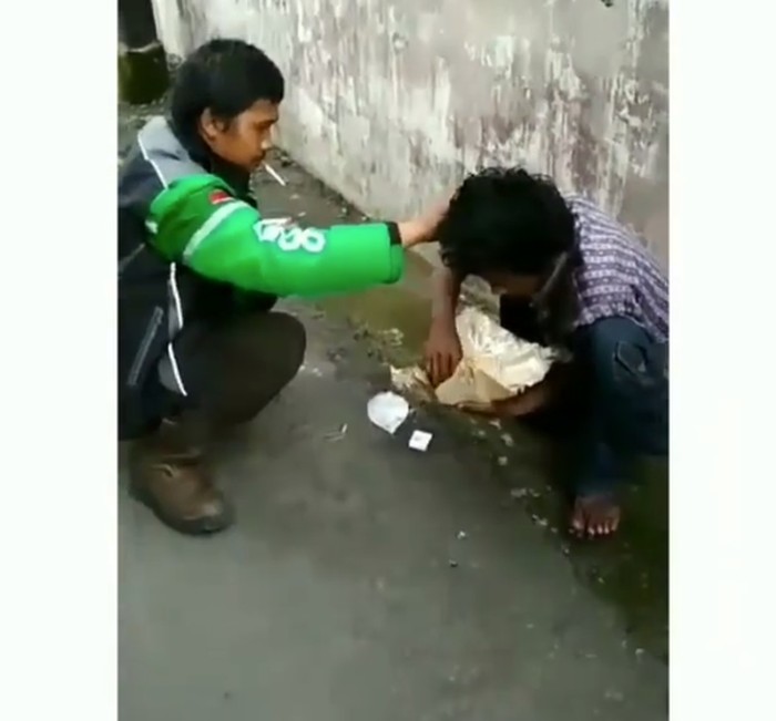 kisah mengharukan driver ojol