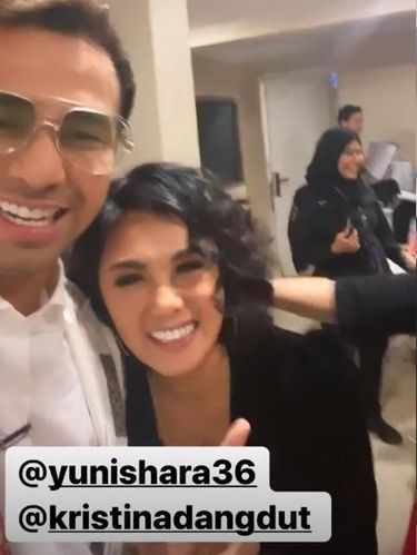 Raffi Ahmad Grogi saat Bertemu Yuni Shara, Berani Cipika-cipiki?