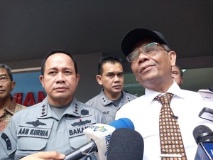 Ke Bakamla, Mahfud Md Bahas Omnibus Law Kemananan Laut