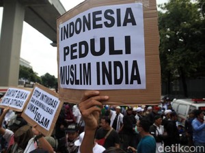 PA 212-FPI Kembali Berunjuk Rasa di Depan Kedubes India Siang Ini