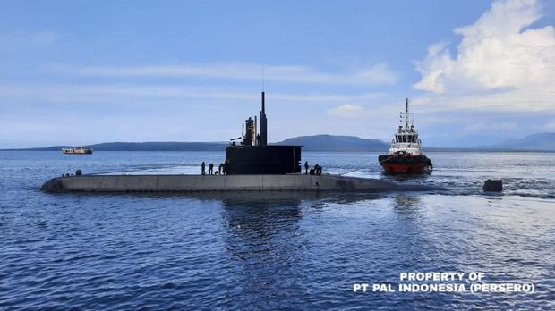 Kapal Selam Alugoro Berhasil Laksanakan Tactical Diving Depth di Utara Pulau Bali. (Dok: PERSERO)