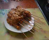 Pertama Kali Nyicip Sate Madura, Bule Ukraina Ini Ketagihan Enaknya