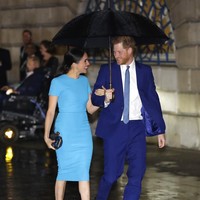 Meghan Markle akhirnya tampil untuk pertamakalinya di depan publik Inggris, hampir dua bulan setelah mengumumkan secara resmi bahwa dia dan Pangeran Harry mundur sebagai anggota senior kerajaan. Foto: AP Photo/Kirsty Wigglesworth