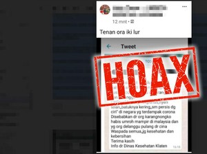 Hoax Virus Corona yang Merajalela