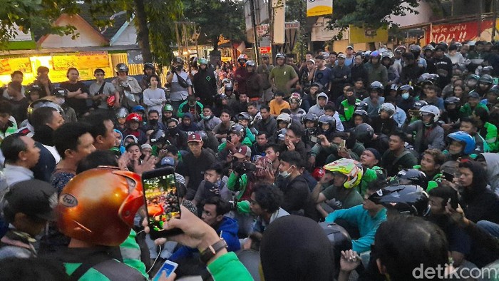 Massa ojol dan kelompok DC di Sleman yang terlibat kericuhan telah melakukan mediasi, Jumat (6/3/2020).