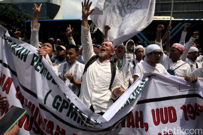 Aksi Massa FPI-PA 212 Geruduk Kedubes India