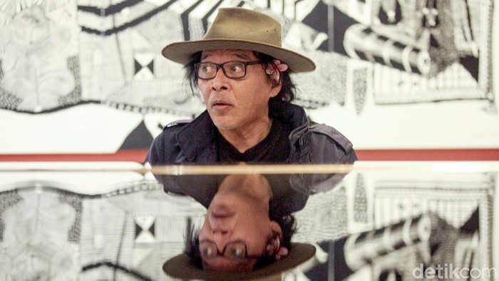 Sujiwo Tejo saat ditemui di kawasan Karawang.