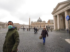 Vatikan Tutup Semua Gereja Katolik di Roma Untuk Bendung Virus Corona