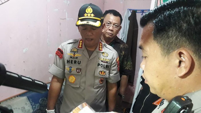 Polisi cek TKP pembunuhan bocah di Sawah Besar
