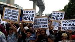 Aksi Massa FPI-PA 212 Geruduk Kedubes India
