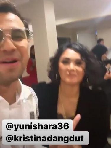 Ketemu Yuni Shara, Raffi Ahmad: Sehat-sehat ya Mbak
