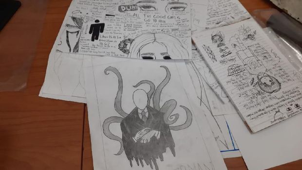 Jejak Sketsa Hingga Postingan ABG 'Slenderman' Pembunuh Bocah