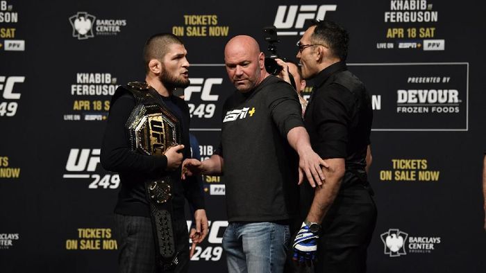 LAS VEGAS, NEVADA - MARCH 06:  during the UFC 249 press conference at T-Mobile Arena on March 06, 2020 in Las Vegas, Nevada. (Photo by Jeff Bottari/Zuffa LLC)