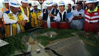 Pembangunan Bendungan Kuwil Kawangkoan ini merupakan bagian dari pengendalian banjir Kota Manado dan sekitarnya untuk debit banjir 470 meter kubik per detik. Istimewa/Kementerian PUPR.