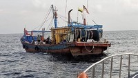 Kapal-kapal tersebut akan diproses hukum lebih lanjut atas pelanggaran yang dilakukan sesuai dengan ketentuan perundang-undangan yang berlaku. Istimewa/Kementerian Kelautan dan Perikanan.