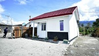 Dari total pembangunan rusus yang sudah dilaksanakan sejak Desember 2019 lalu, sebanyak 20 unit sudah selesai dibangun dengan unit yang sudah dihuni sebanyak 10 rumah. Sedangkan 173 rumah akan dilakukan pada tahap ke-2. Istimewa/Kementerian PUPR.  