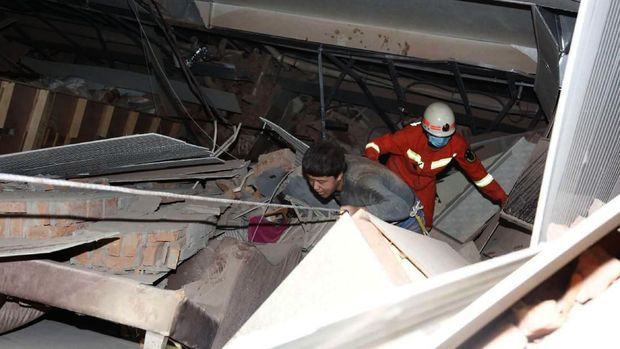 Hotel Karantina Corona Ambruk di China, 26 Tewas