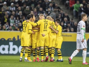 Hasil Liga Jerman: Dortmund Tundukkan Gladbach 2-1